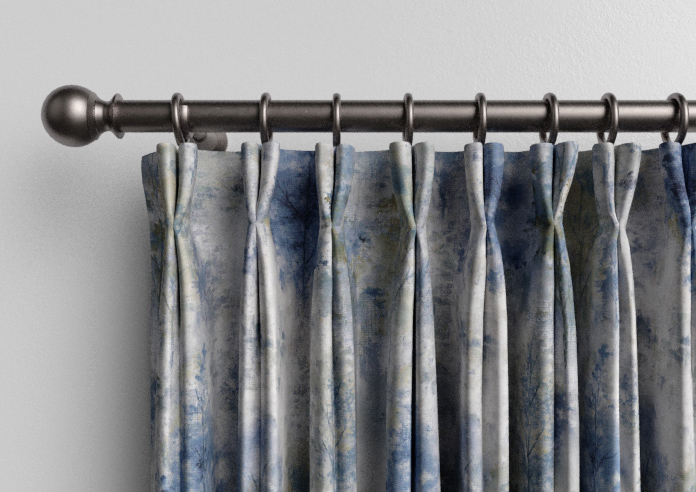 Woodland, Saxon Blue - Made to Measure Curtains - Image 10